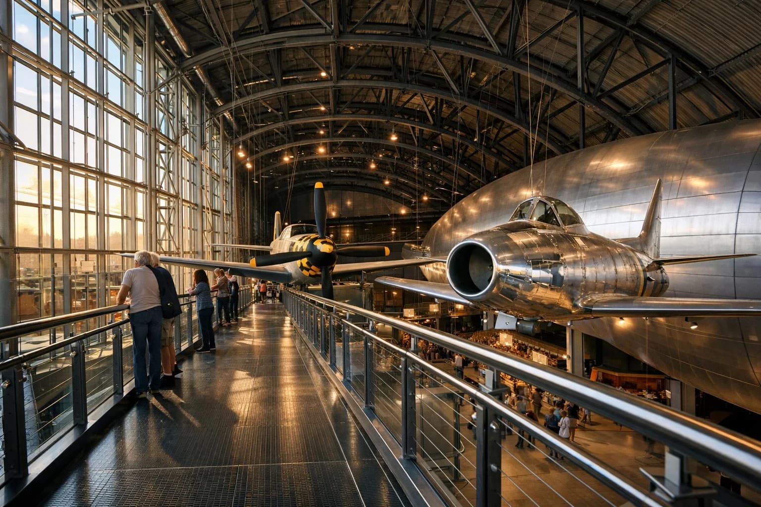 Air & Space Museum — Precise. Dramatic. Elevated.